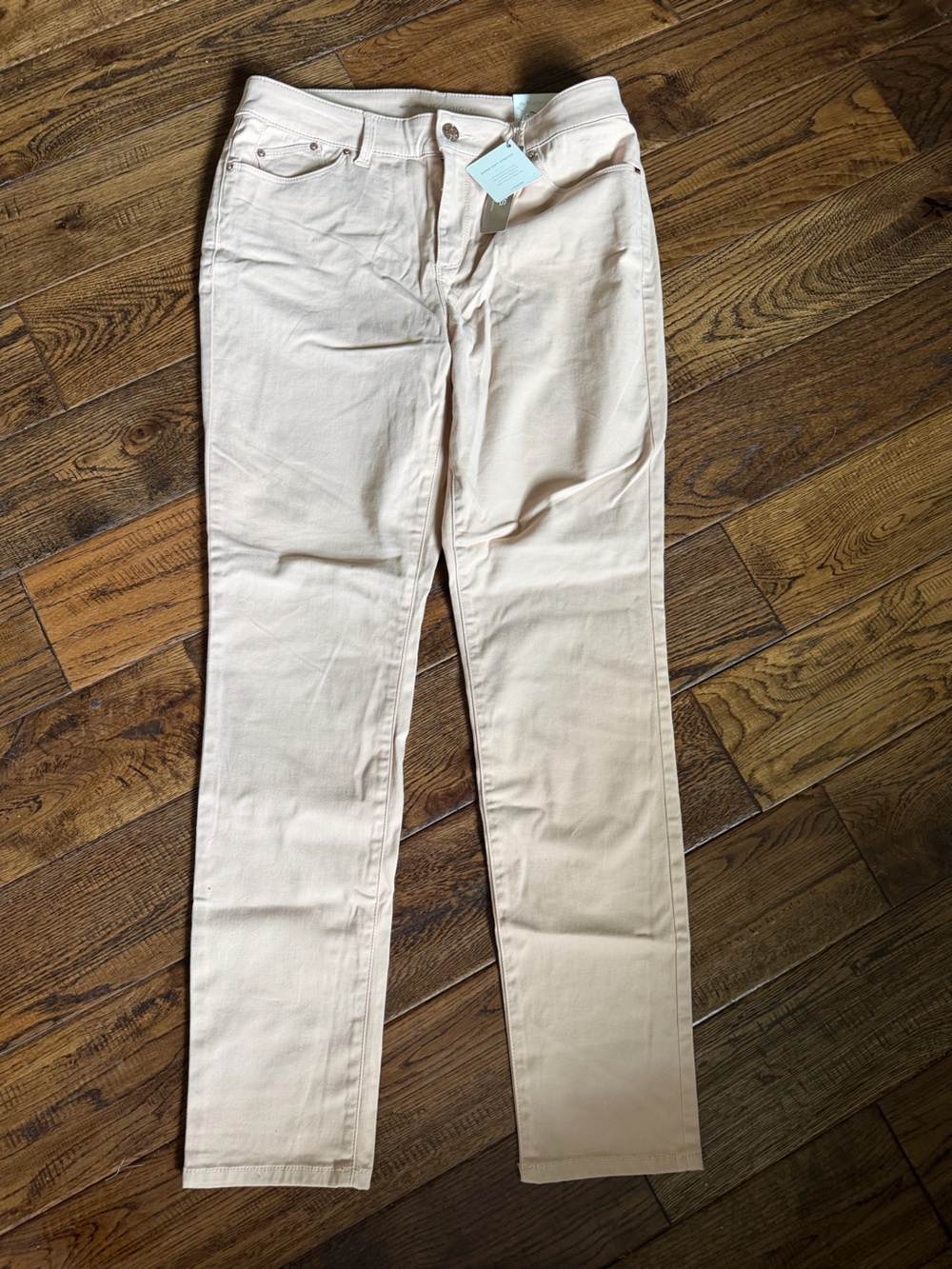 NWT CHICOS Beige Stretch Pants - Classic Fit Size 0.5